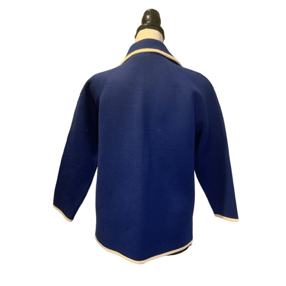 Skirt Blazer Suit Wool Vintage 2pc - Picture 5 of 11